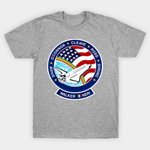 STS 61 B Mission Patch T-Shirt by Spacestuffplus